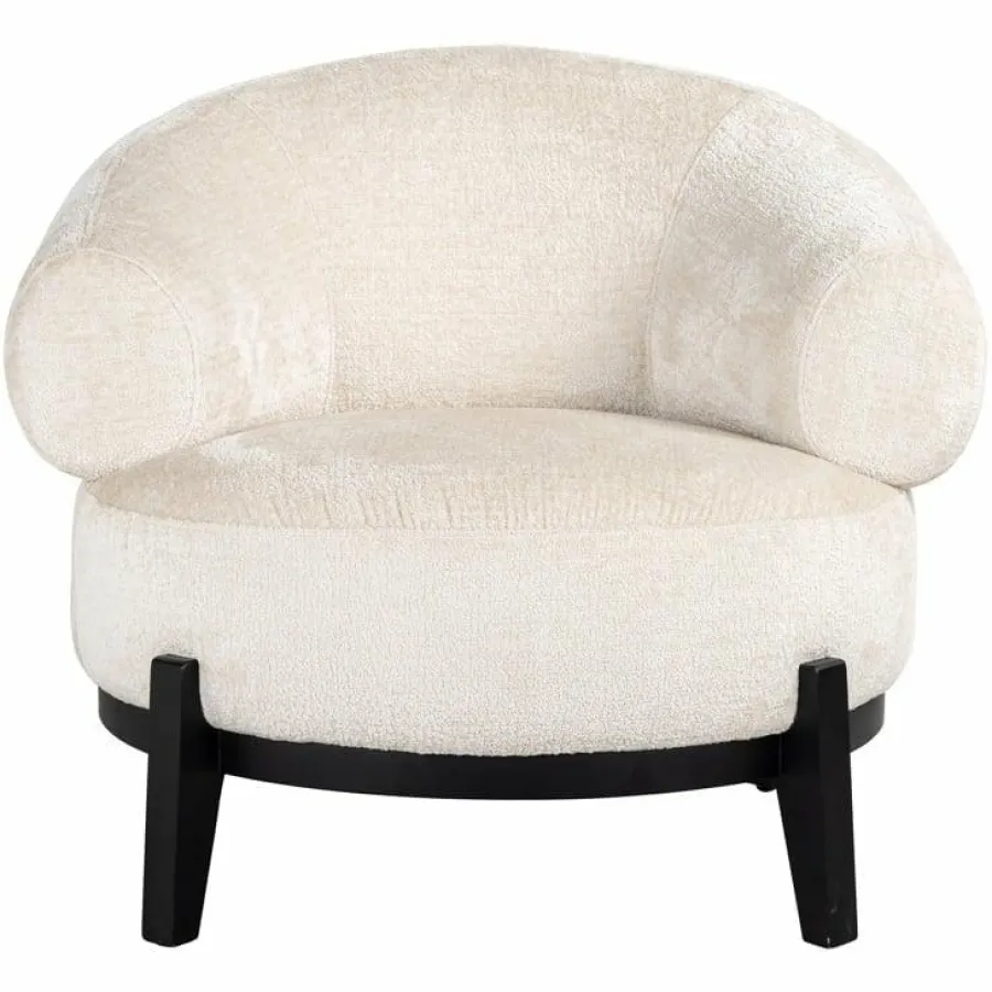 Richmond Interiors Fauteuil Montana Wit chenille New
