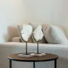Richmond Interiors Faux koraal Jada op standaard wit