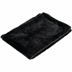 Richmond Interiors Furry blanket Katie zwart New