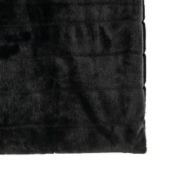 Richmond Interiors Furry blanket Katie zwart New