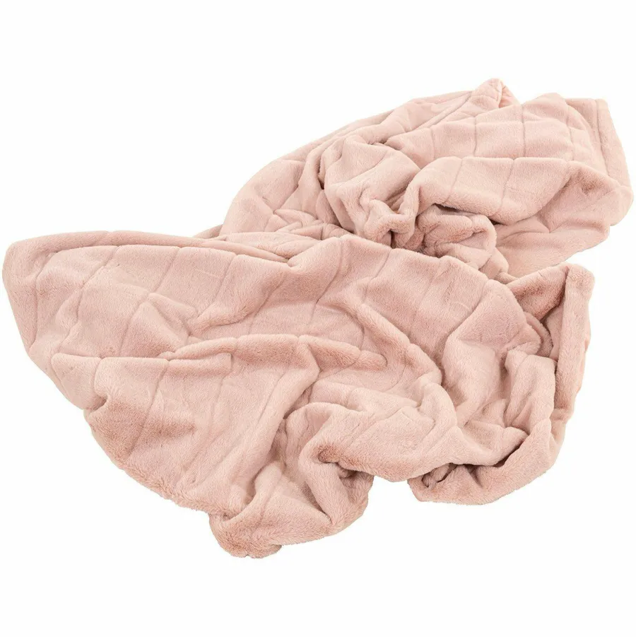 Richmond Interiors Furry blanket Carry roze Outlet