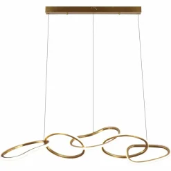 Richmond Interiors Hanglamp Flyn (Brushed Gold) Sale