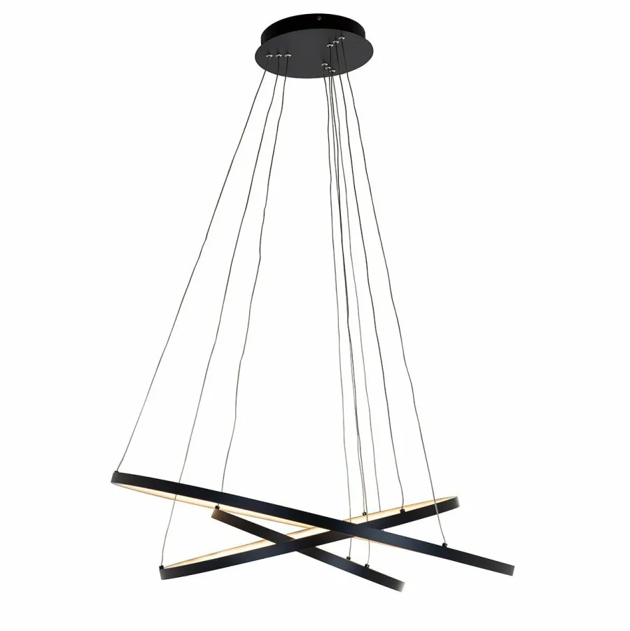 Richmond Interiors Hanglamp Amira black (Zwart) Clearance