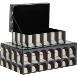 Richmond Interiors Juwelen box Vaya klein zwart