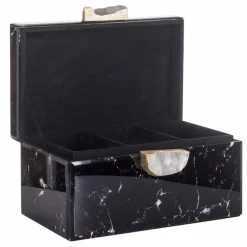 Richmond Interiors Juwelen box Maeve zwart marmer Online