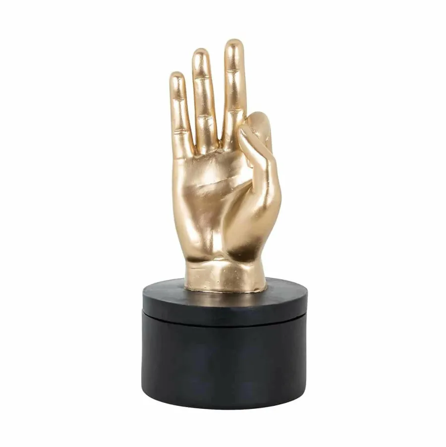Richmond Interiors Juwelen box Jelis zwart goud Sale