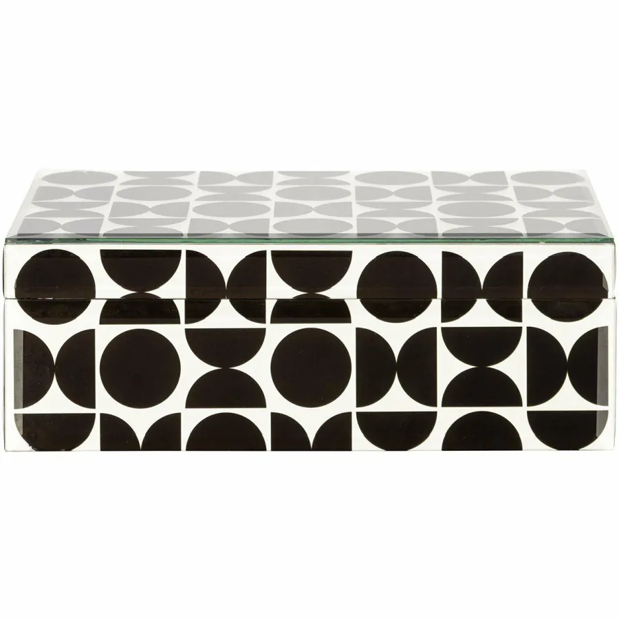 Richmond Interiors Juwelen box Vivian groot zwart Clearance