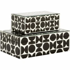 Richmond Interiors Juwelen box Vivian groot zwart Clearance
