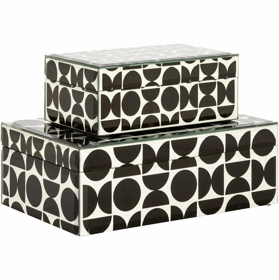 Richmond Interiors Juwelen box Vivian groot zwart Clearance
