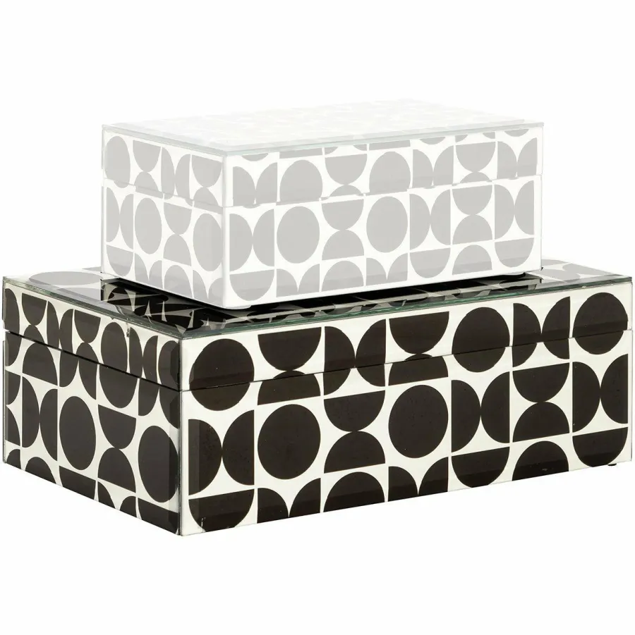 Richmond Interiors Juwelen box Vivian groot zwart Clearance