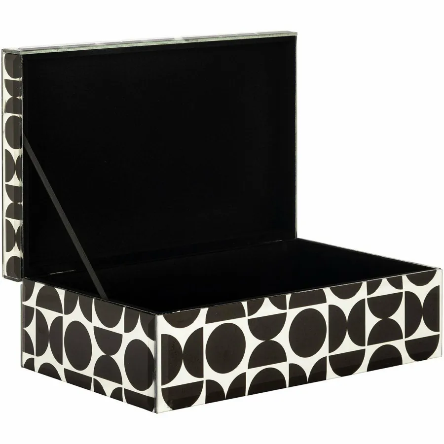 Richmond Interiors Juwelen box Vivian groot zwart Clearance