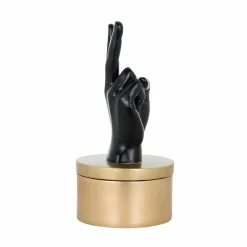 Richmond Interiors Juwelen box Justa zwart goud Discount
