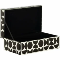 Richmond Interiors Juwelen box Vivian klein zwart Clearance