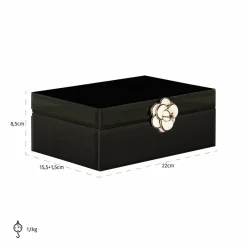 Richmond Interiors Juwelen box Vivy klein zwart