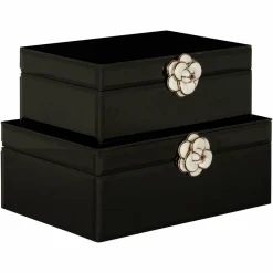 Richmond Interiors Juwelen box Vivy groot zwart Clearance