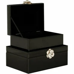 Richmond Interiors Juwelen box Vivy groot zwart Clearance
