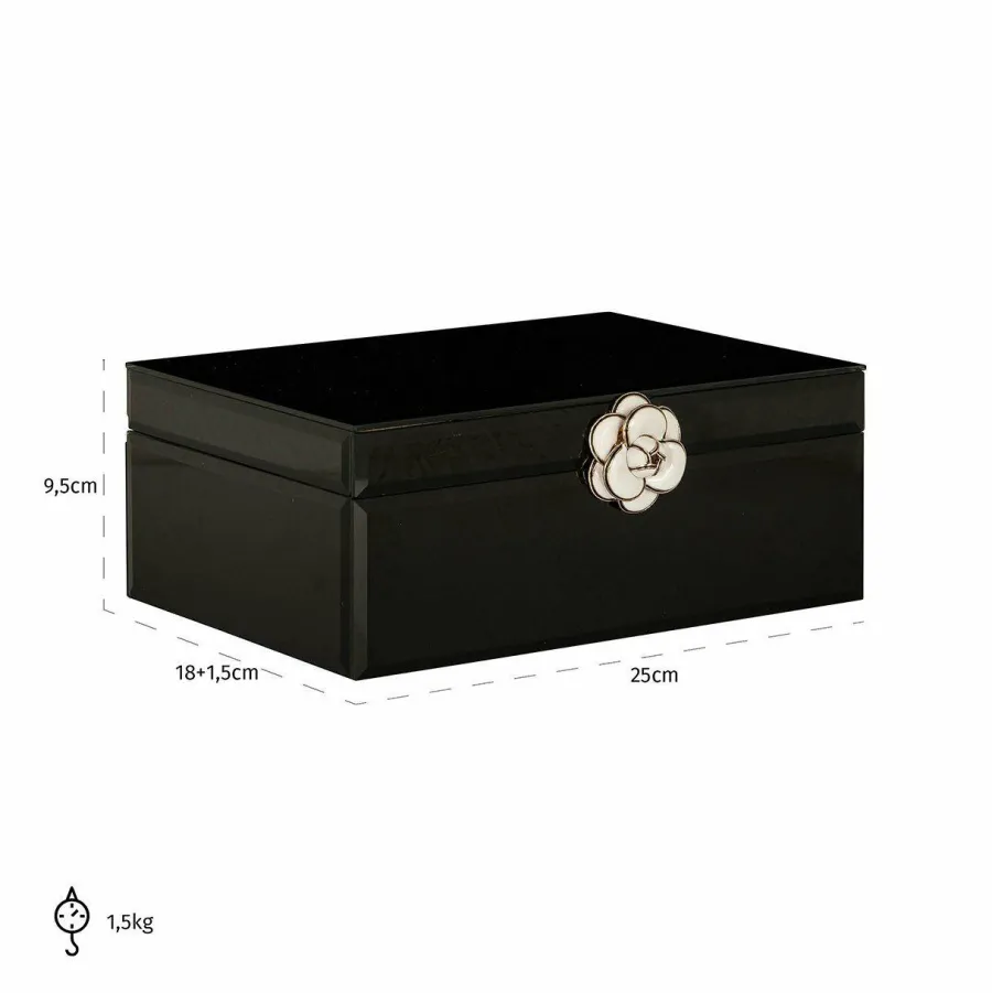 Richmond Interiors Juwelen box Vivy groot zwart Clearance