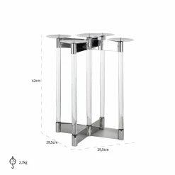 Richmond Interiors Kandelaar Yaira silver (Silver) Sale