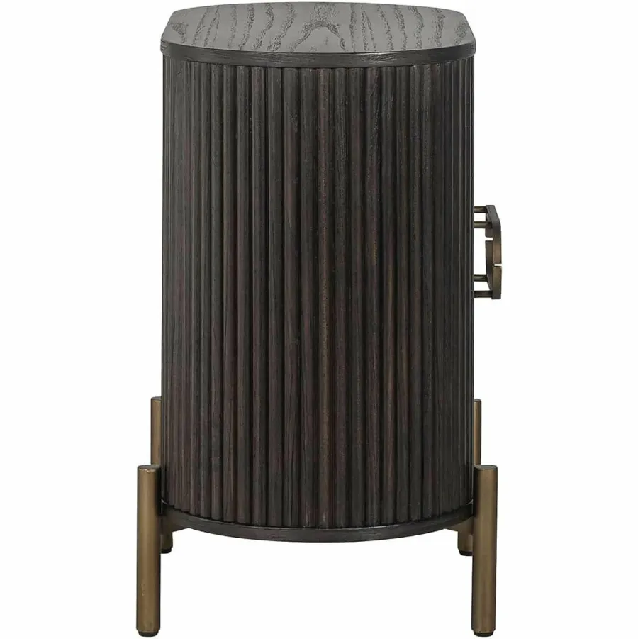 Richmond Interiors Kast Luxor 1-deur (Brown) Clearance