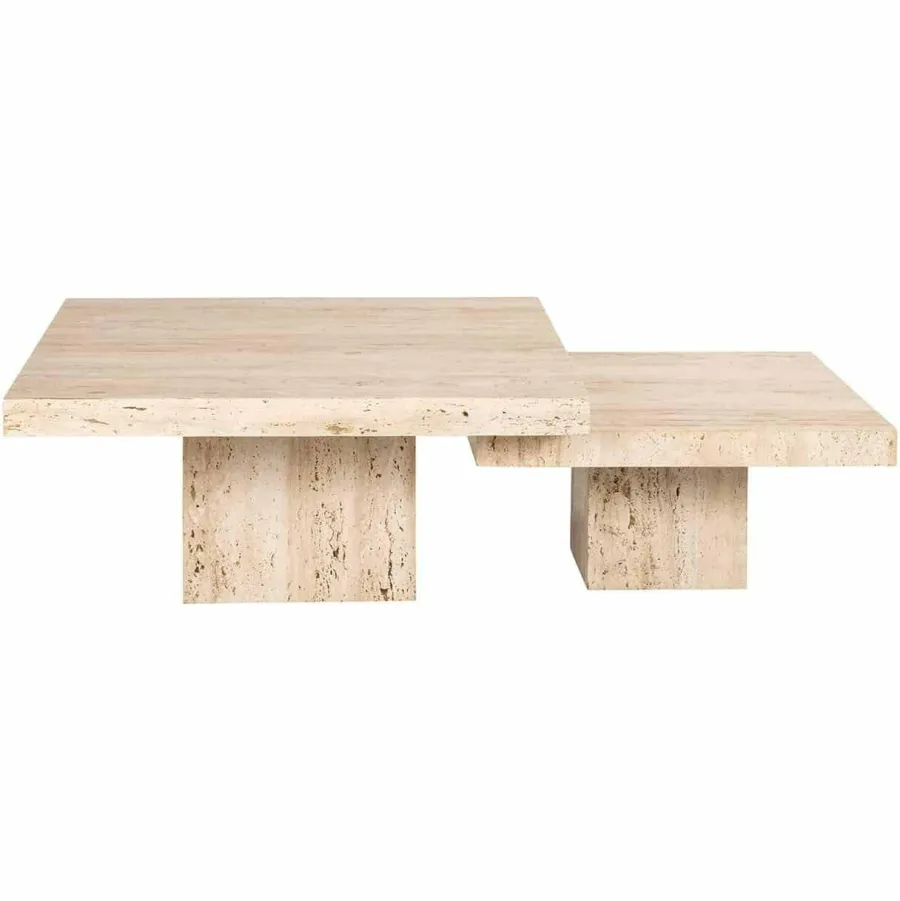 Richmond Interiors La Cantera vierkante salontafel set van 2 Outlet