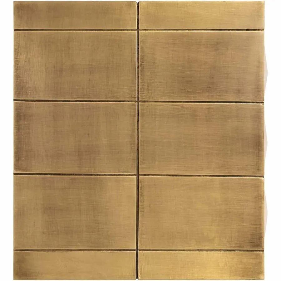Richmond Interiors Ladenkast Collada 3-laden (Brushed Gold) Clearance