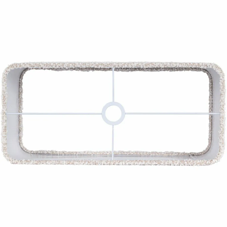 Richmond Interiors Lampenkap Marly lovely cream rectangle large