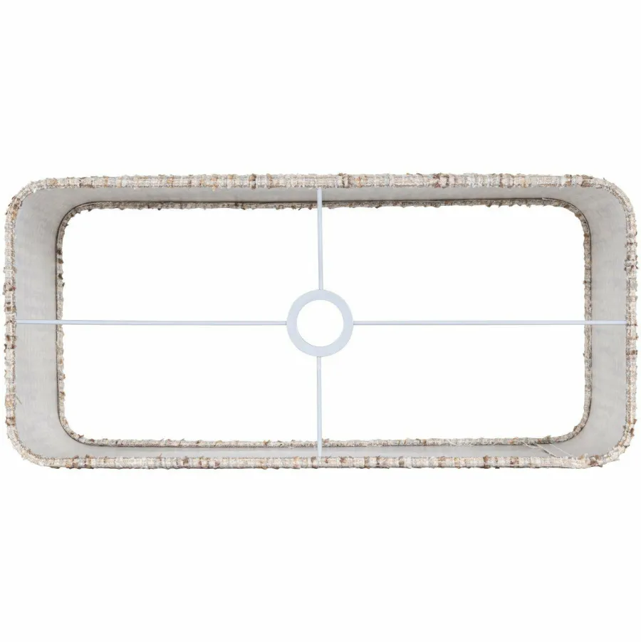 Richmond Interiors Lampenkap Filou cream coco rectangle large Online