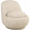 Richmond Interiors Lounge stoel Arlanda beige angora Discount