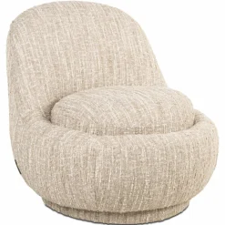 Richmond Interiors Lounge stoel Arlanda beige angora Discount