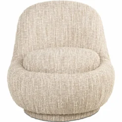 Richmond Interiors Lounge stoel Arlanda beige angora Discount