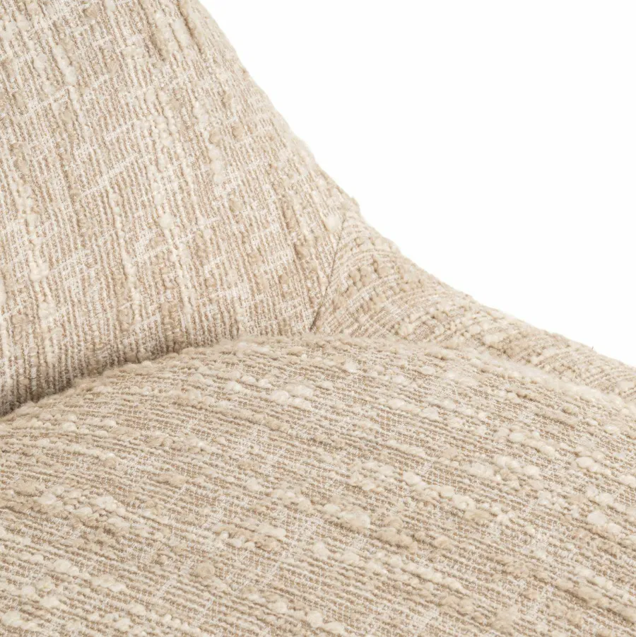 Richmond Interiors Lounge stoel Arlanda beige angora Discount