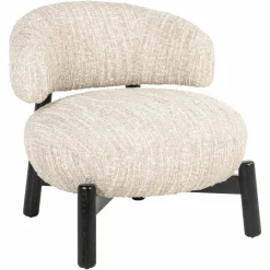 Richmond Interiors Lounge stoel Ornella beige angora Outlet