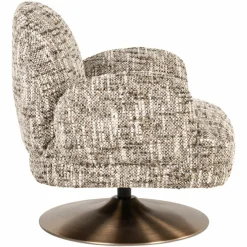 Richmond Interiors Lounge stoel Kagney brown omara swivel Sale