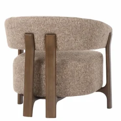 Richmond Interiors Lounge stoel Dalara brown tweed Sale