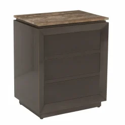 Richmond Interiors Nachtkastje Russo brown 3-drawers Online