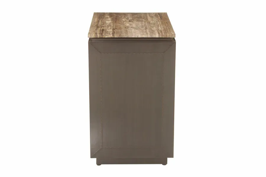 Richmond Interiors Nachtkastje Russo brown 3-drawers Online