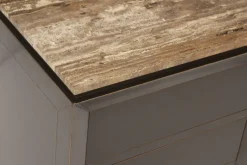 Richmond Interiors Nachtkastje Russo brown 3-drawers Online