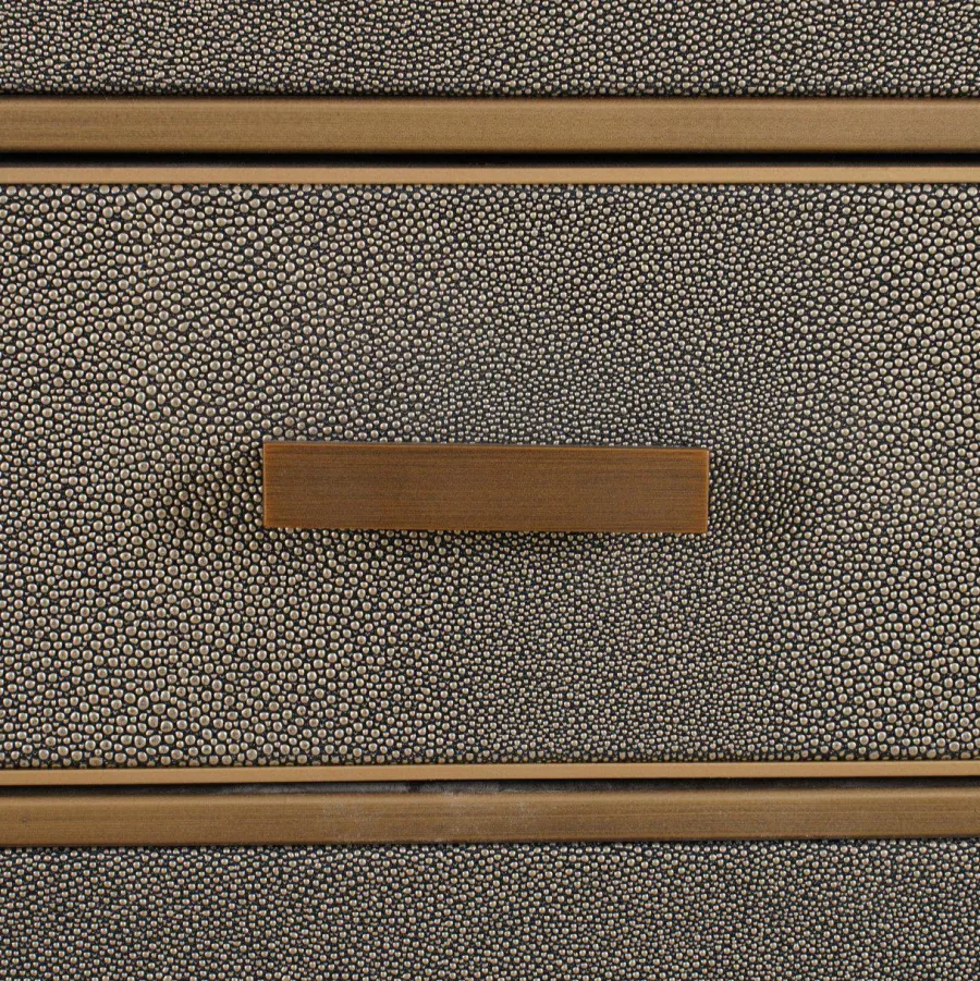 Richmond Interiors Nachtkastje Bloomville brown incl. glass top Hot
