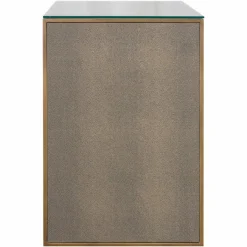 Richmond Interiors Nachtkastje Bloomville brown incl. glass top Hot