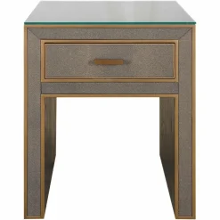 Richmond Interiors Nachtkastje Bloomville brown incl. glass top Hot