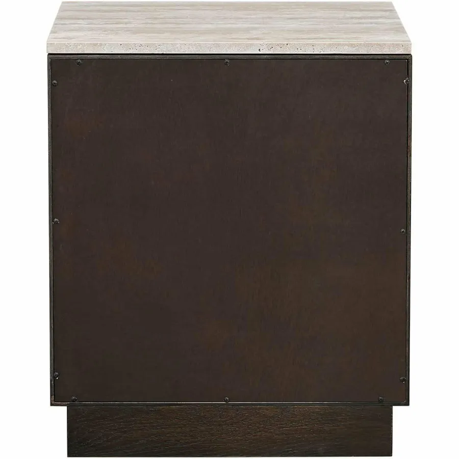Richmond Interiors Nachtkastje Claremont 2-laden Bruin New