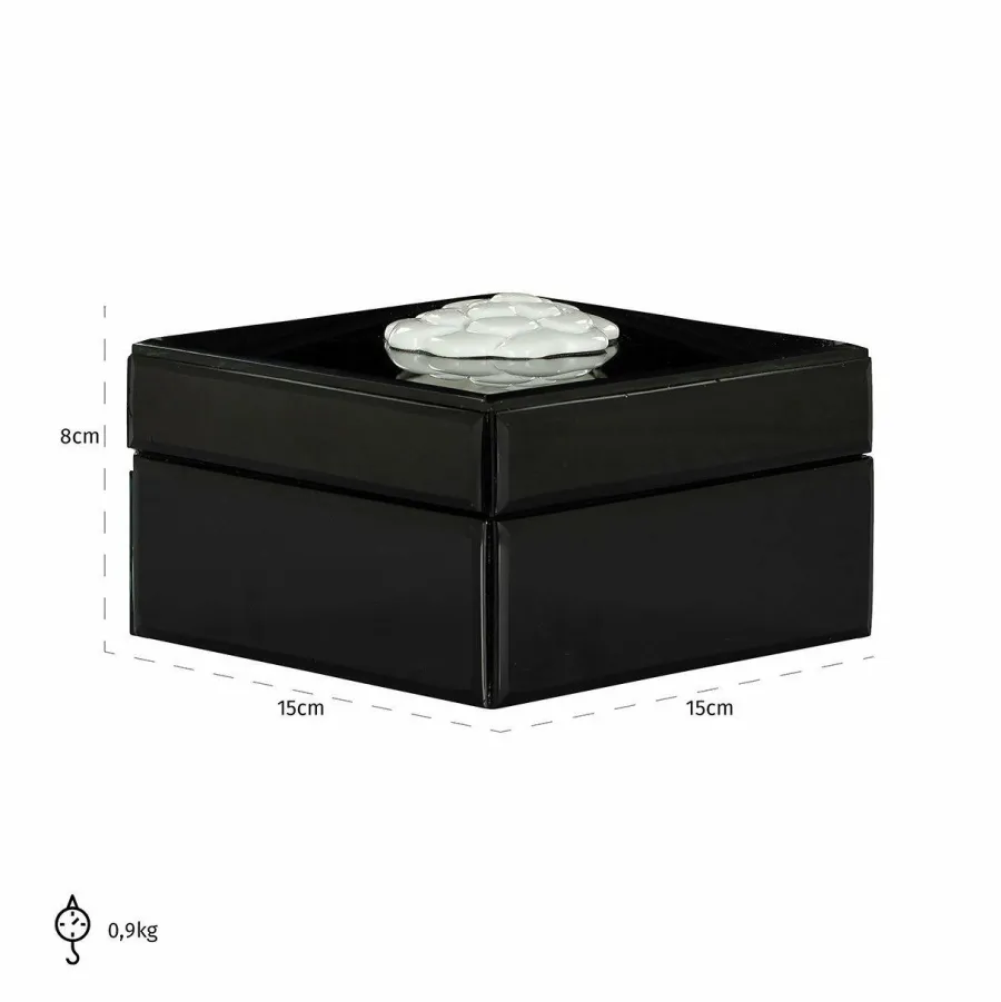 Richmond Interiors Opbergdoos Lune zwart / wit