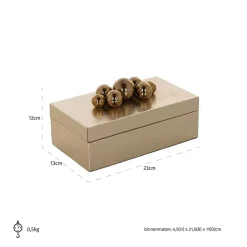 Richmond Interiors Opberg box Norah goud New