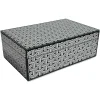 Richmond Interiors Opbergbox Feliz groot Zwart / Wit Outlet