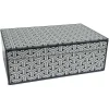 Richmond Interiors Opbergbox Feliz klein zwart / wit Clearance
