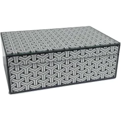 Richmond Interiors Opbergbox Feliz klein zwart / wit Clearance