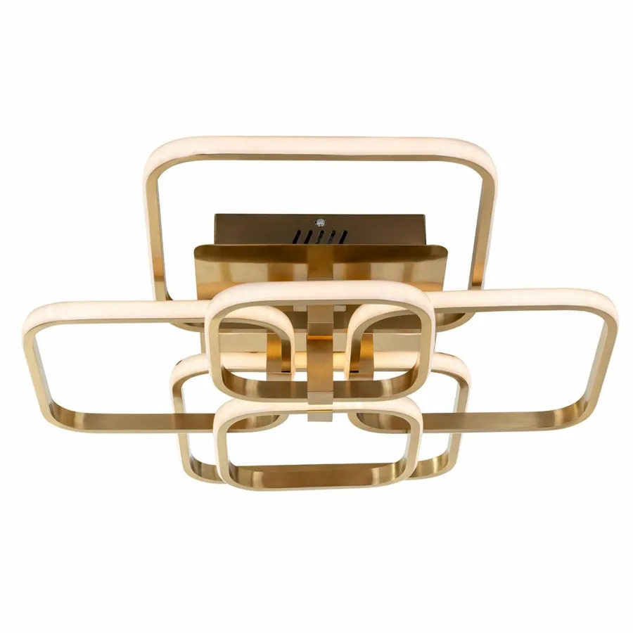 Richmond Interiors Plafondlamp Cailey Brushed Gold Outlet