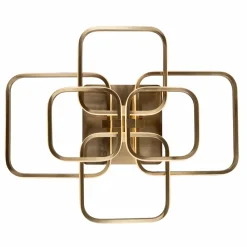 Richmond Interiors Plafondlamp Cailey Brushed Gold Outlet