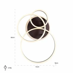 Richmond Interiors Plafondlamp Mosa brons Discount