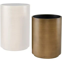 Richmond Interiors Plantenbak Dira 45Ø geborsteld Goud Online